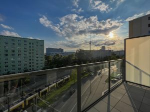 Süd-Balkon mit Ausblick