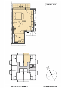 Grundriss-Skizze WE33